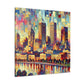 Vibrant Urban Depths - Canvas