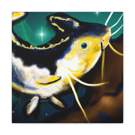 Catfish in Live Color - Canvas