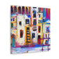 "Mediterranean Abstraction Views" - Canvas