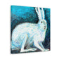 "Arctic Hares in Winter" - Canvas