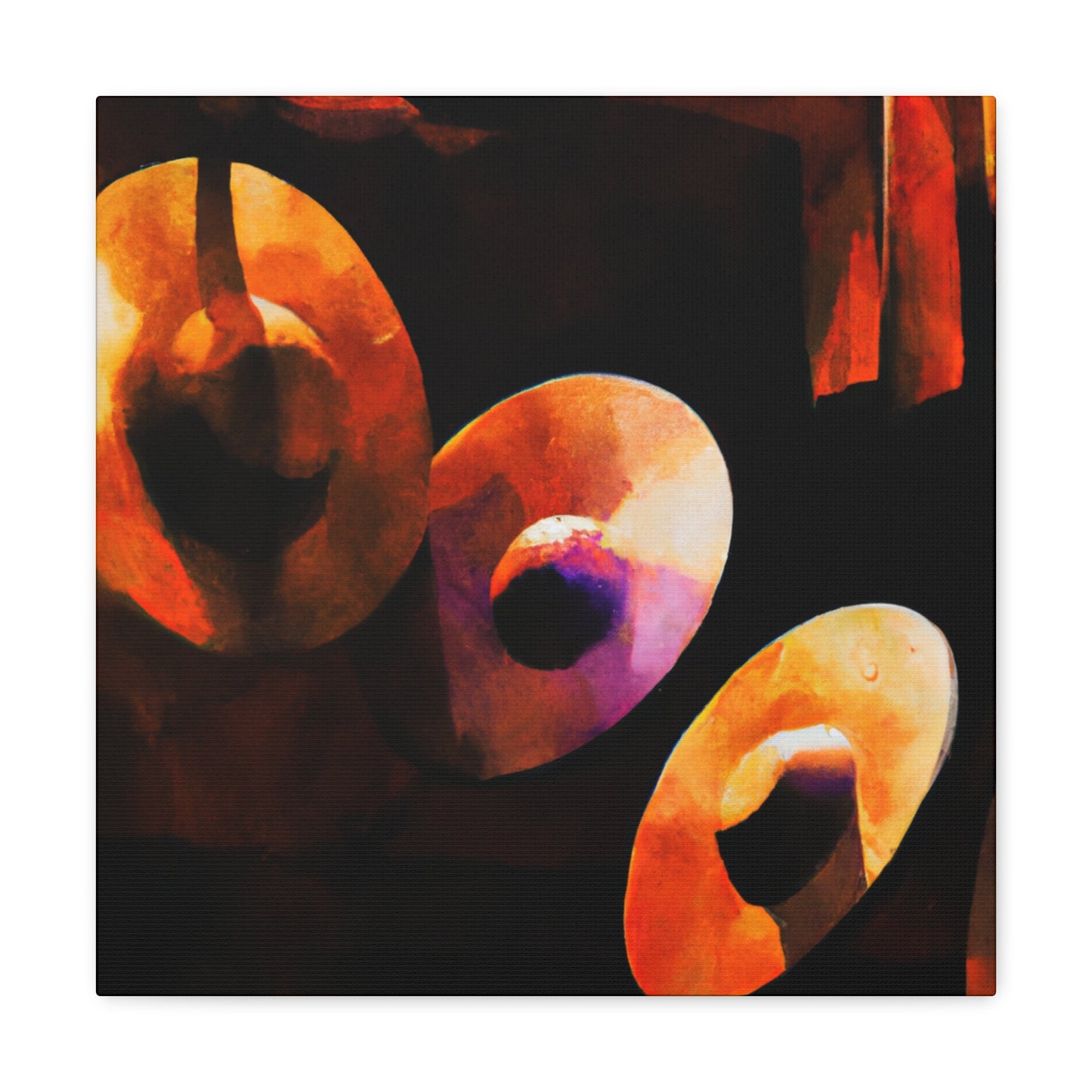 "Cymbal Symphony Illumination" - Canvas