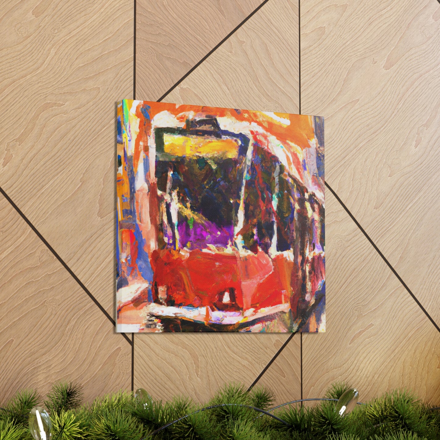 "Tram Ride to Freedom" - Canvas