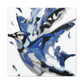 Blue Jay Abstraction - Canvas