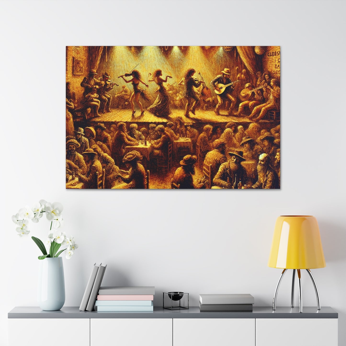 Enchanting Cabaret Revelry - Canvas