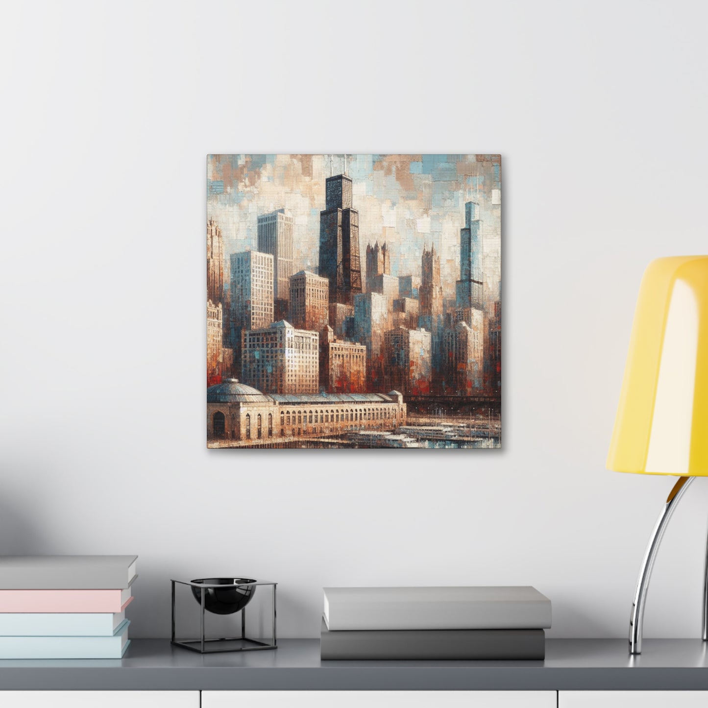 "Urban Symphony Unveiled" - Canvas