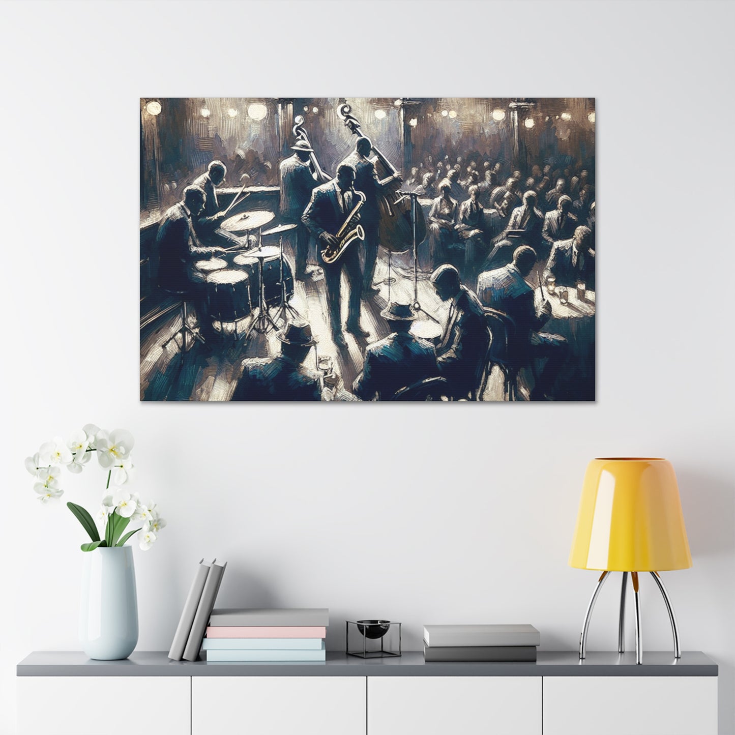 Jazz Night Revelations - Canvas