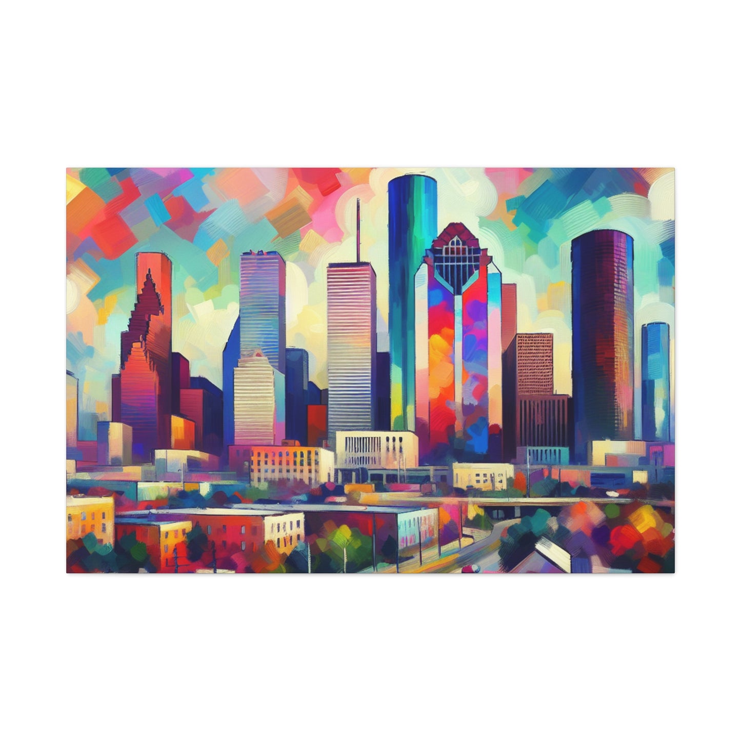 Urban Dreams Unveiled - Canvas