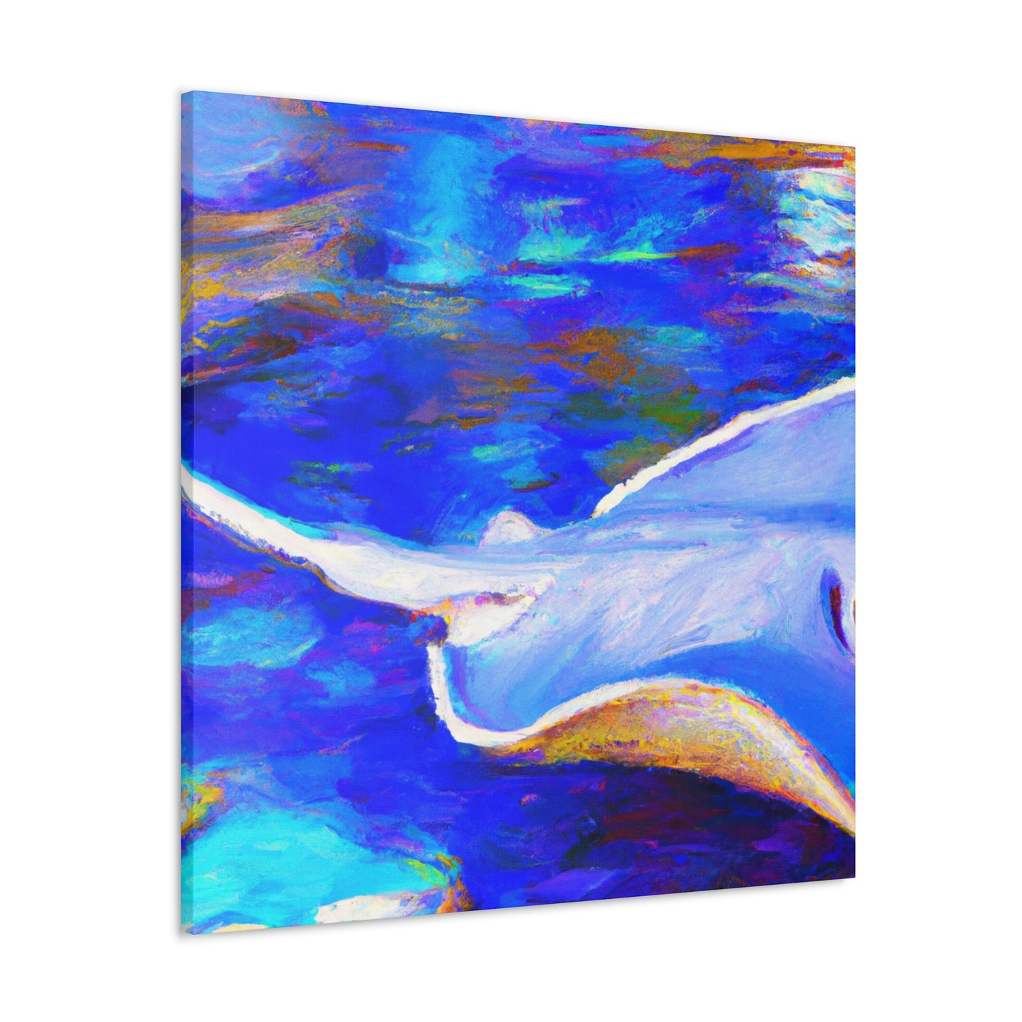 "Stunning Stingray Impression" - Canvas