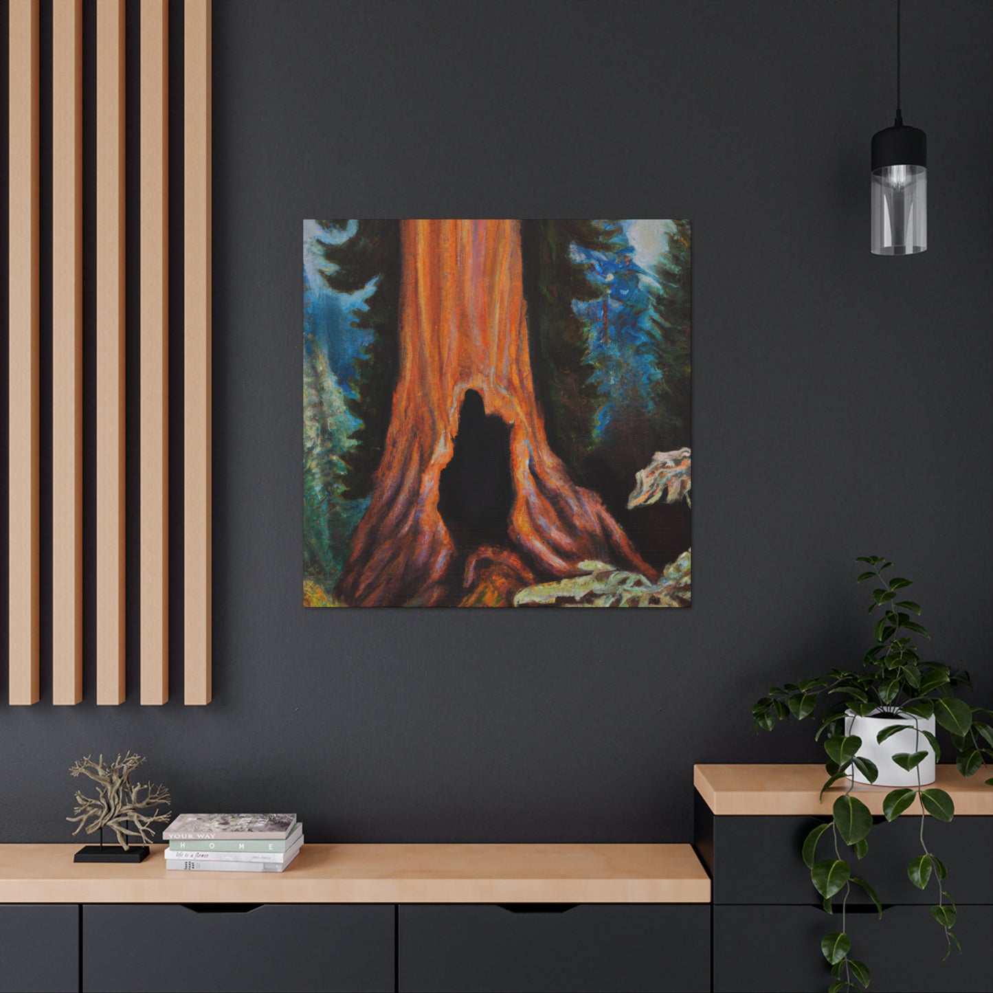 "Redwood Serenity Dreamscape" - Canvas