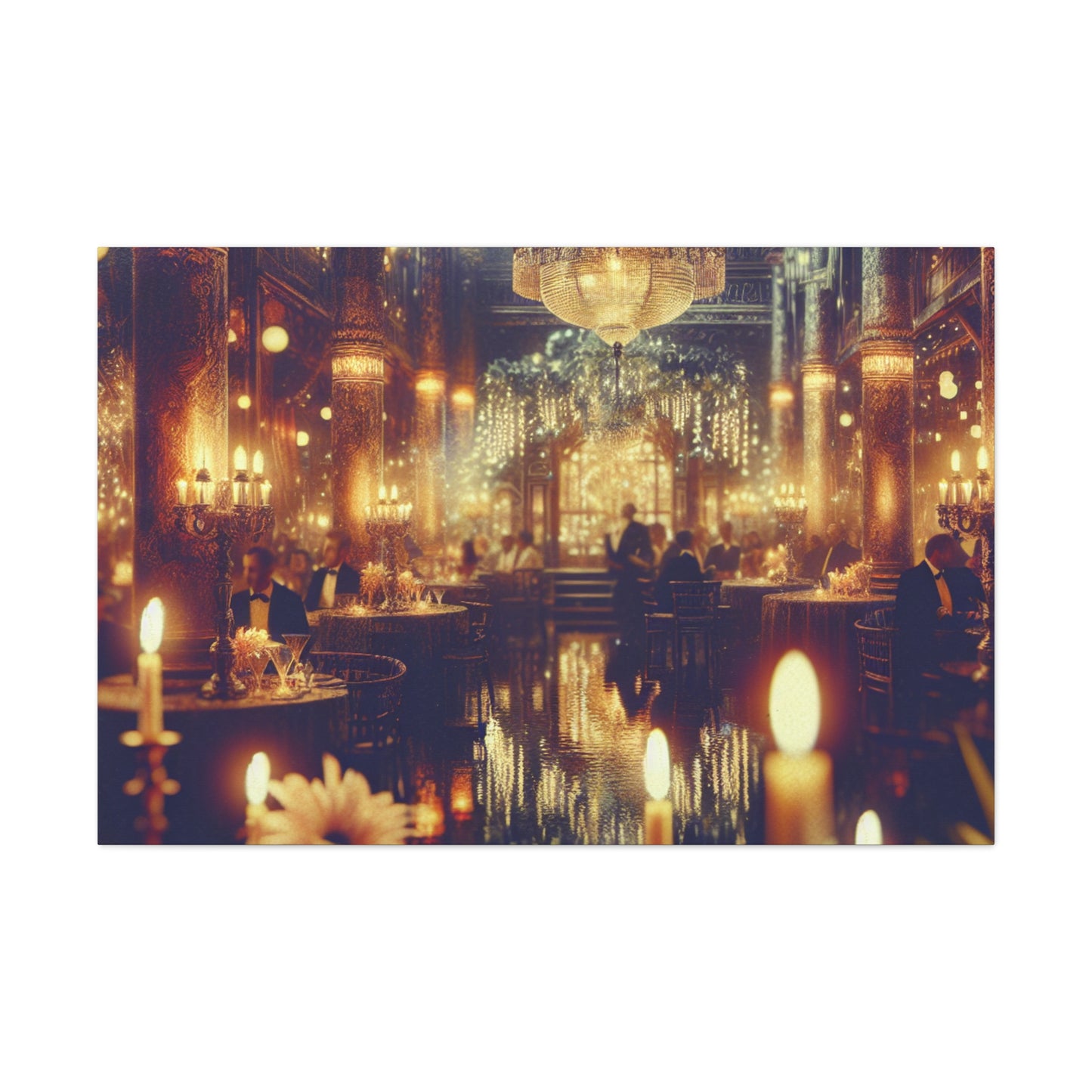 Whispered Revelry: Baroque Enclaves - Canvas