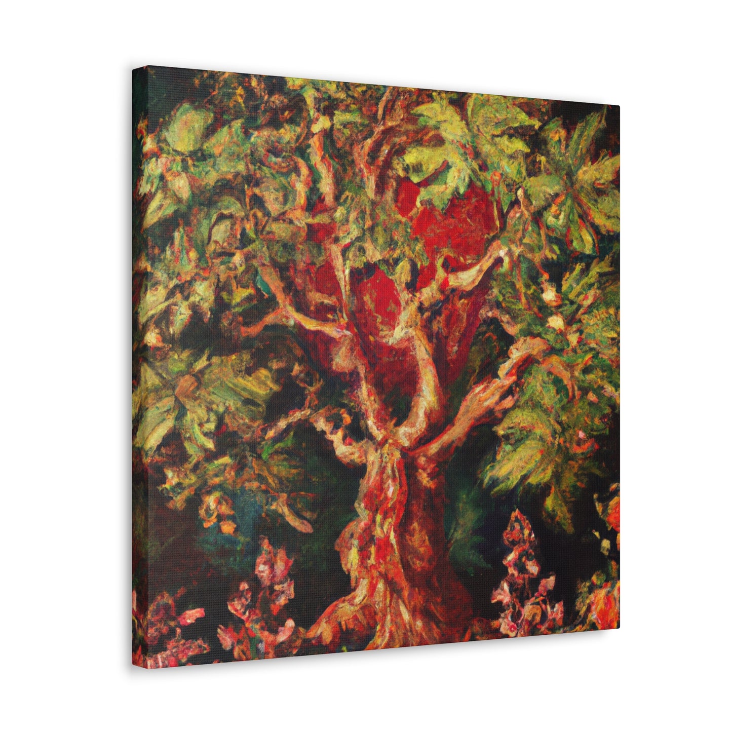 "Oak of Grandeur Hushed" - Canvas