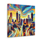 Peachtree Ascending Skyscrapers - Canvas