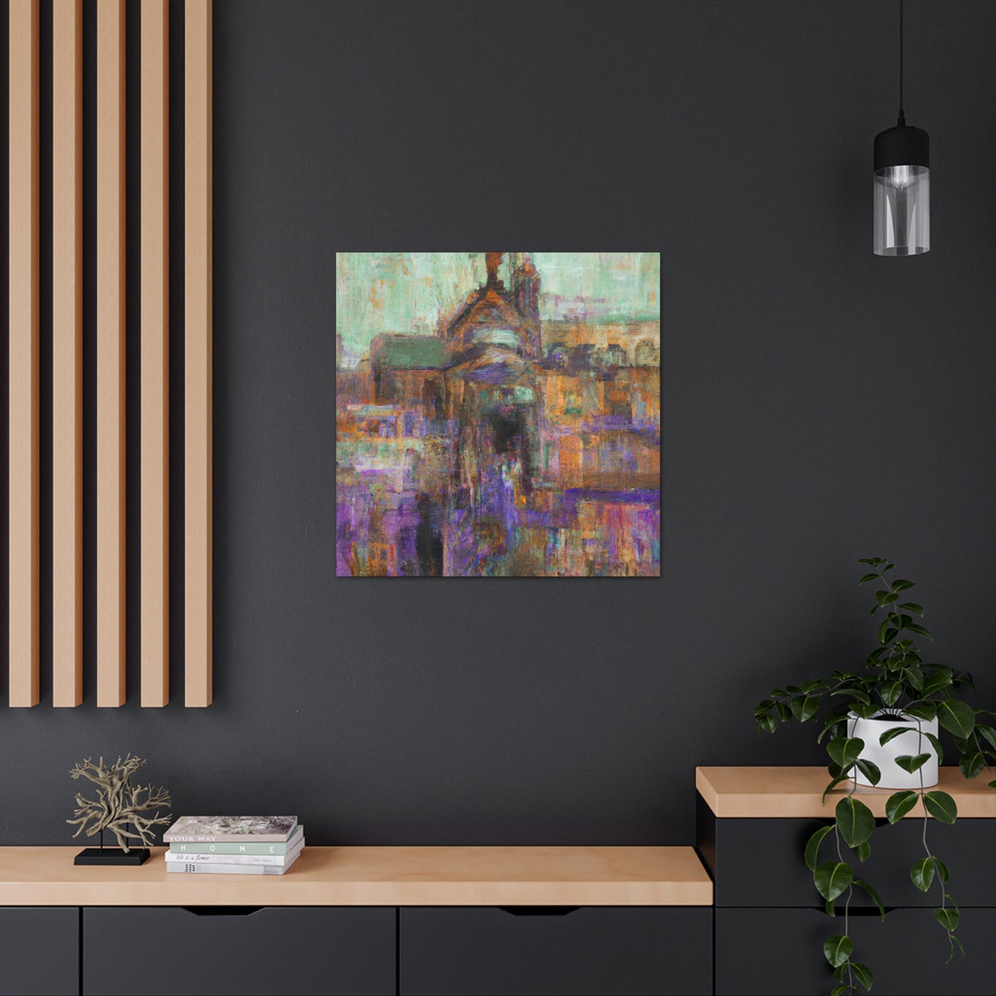 "Art Deco Majesty" - Canvas