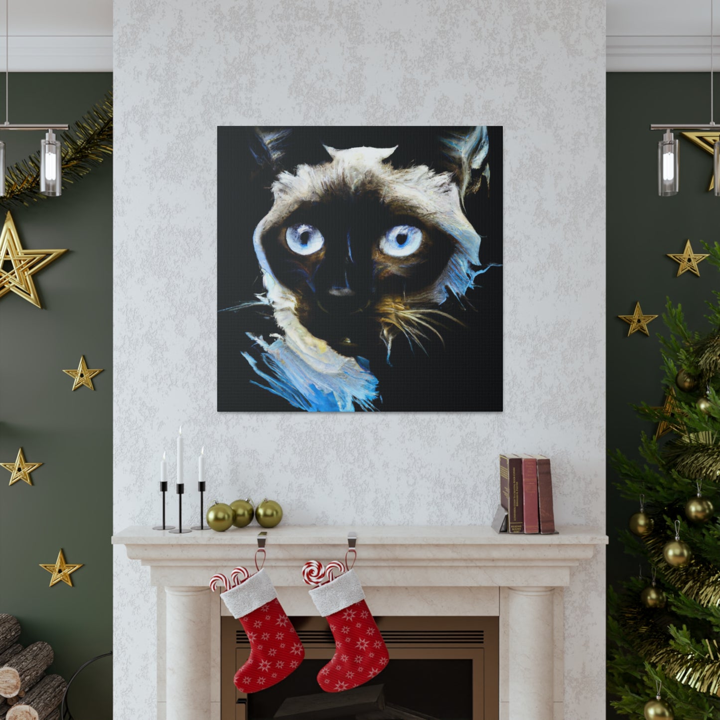 Siamese Legacy Portrait - Canvas