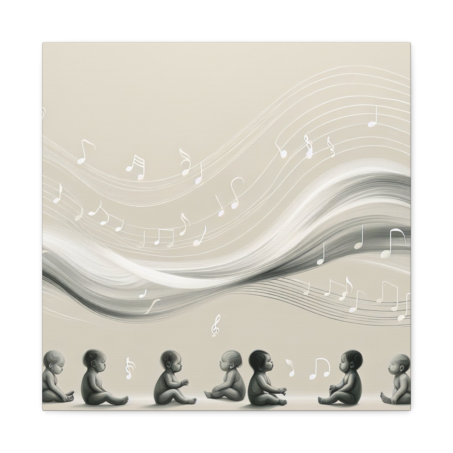 Whispering Melodies in Motion - Canvas