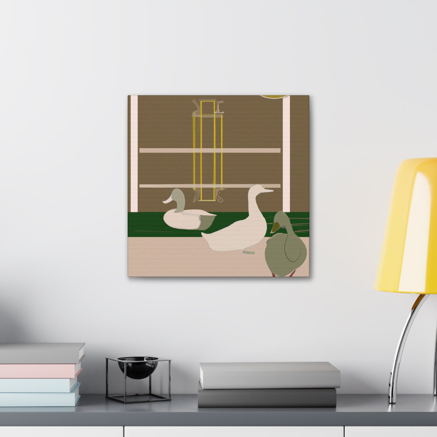 "Duck in Art Deco". - Canvas