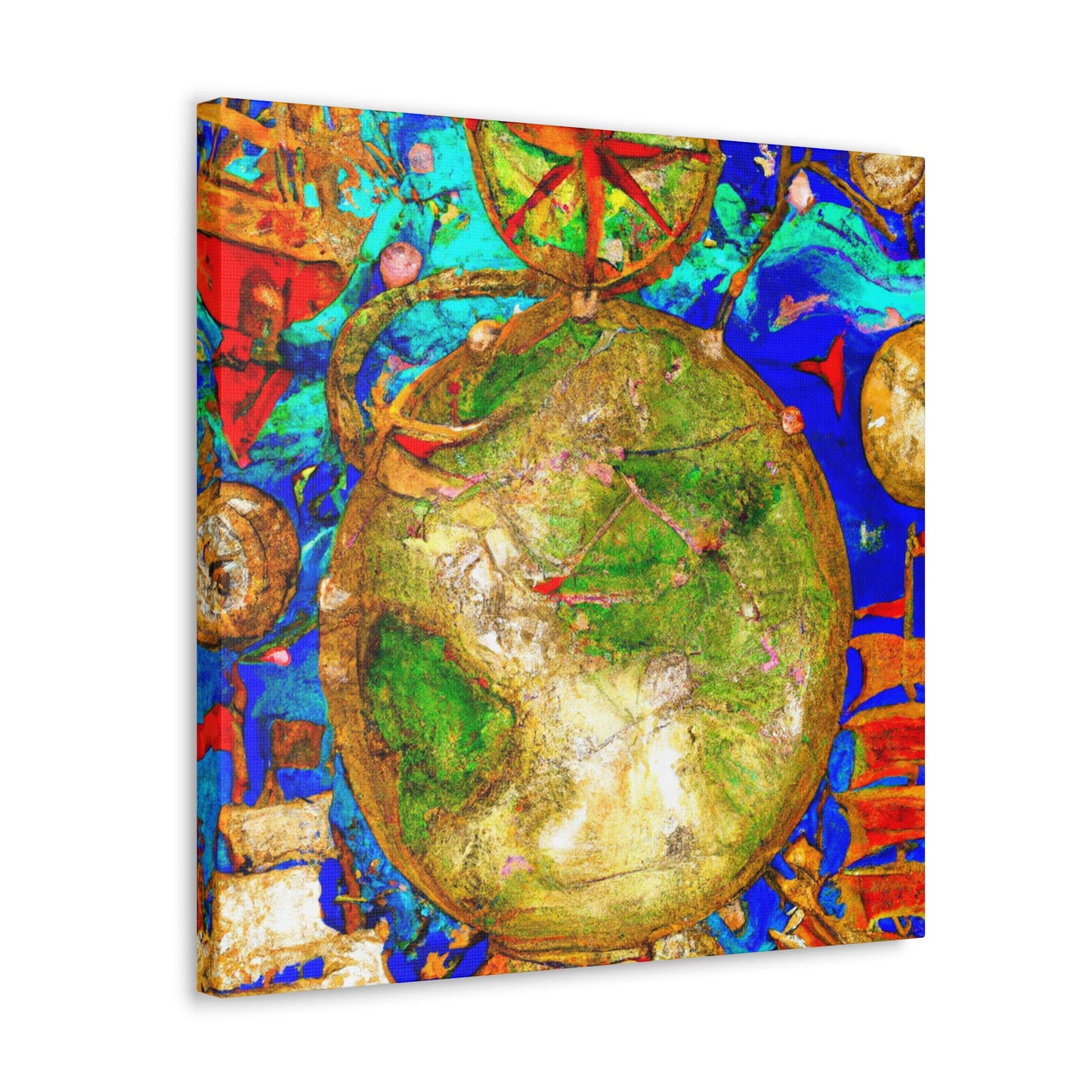 "Navigating A Nautical Chart" - Canvas