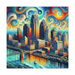 "Enigmatic Echoes of Cincinnati" - Canvas