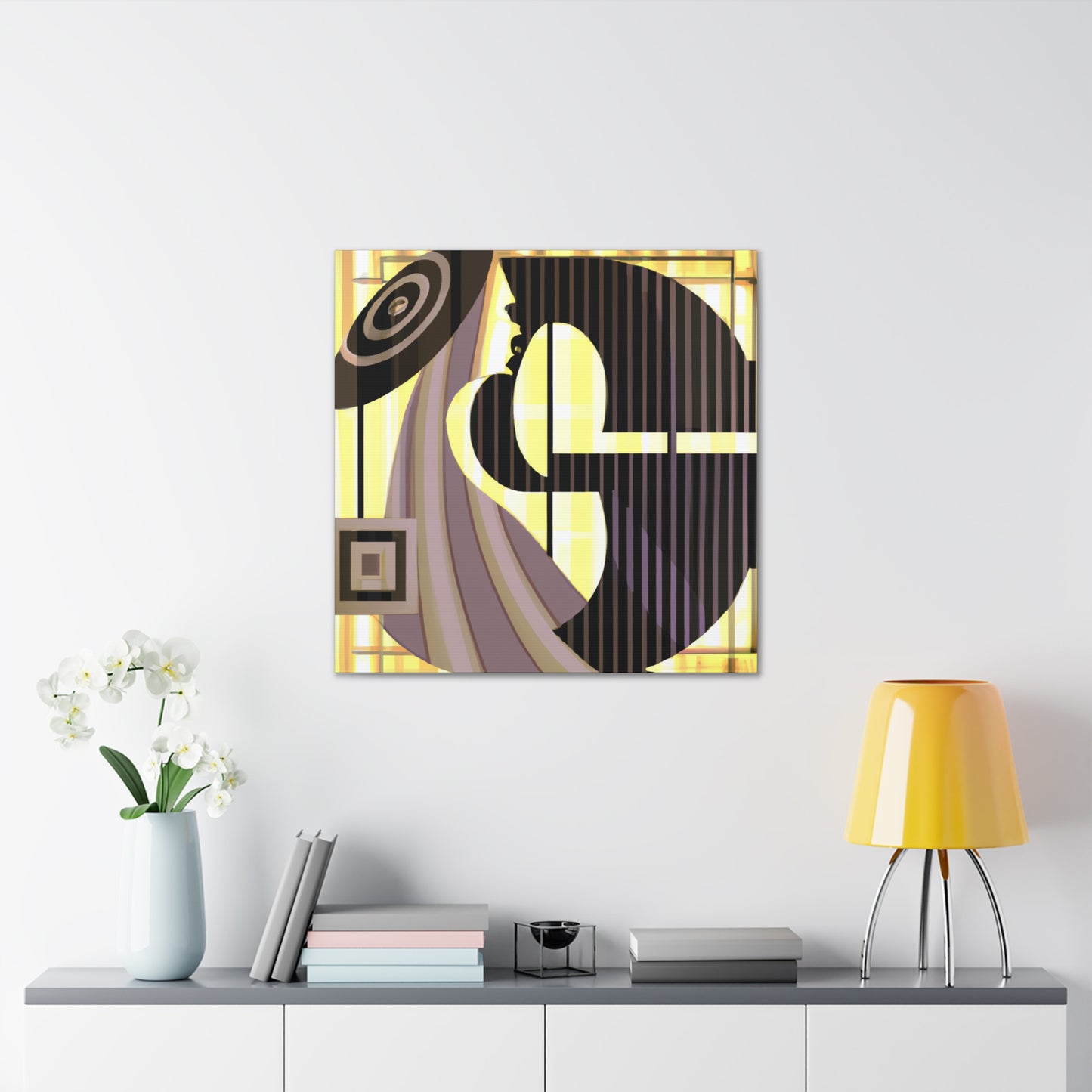 "Twilight's Sublime Deco" - Canvas