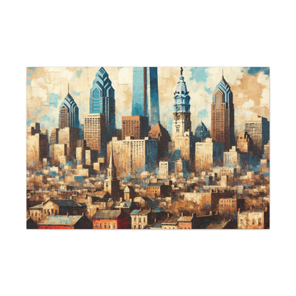 "City of Steel Horizons" - Canvas