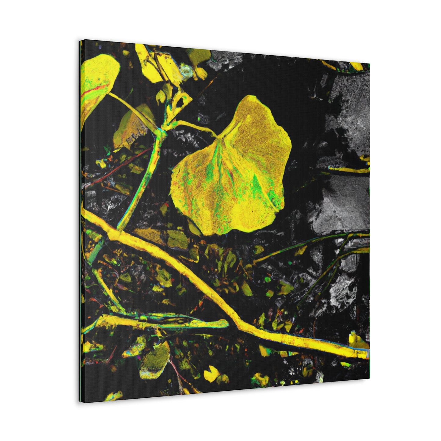 "Autumn Leaf Swirls" - Canvas