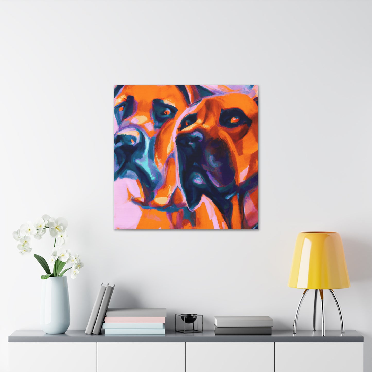 Ridgeback in Expressionism - Canvas