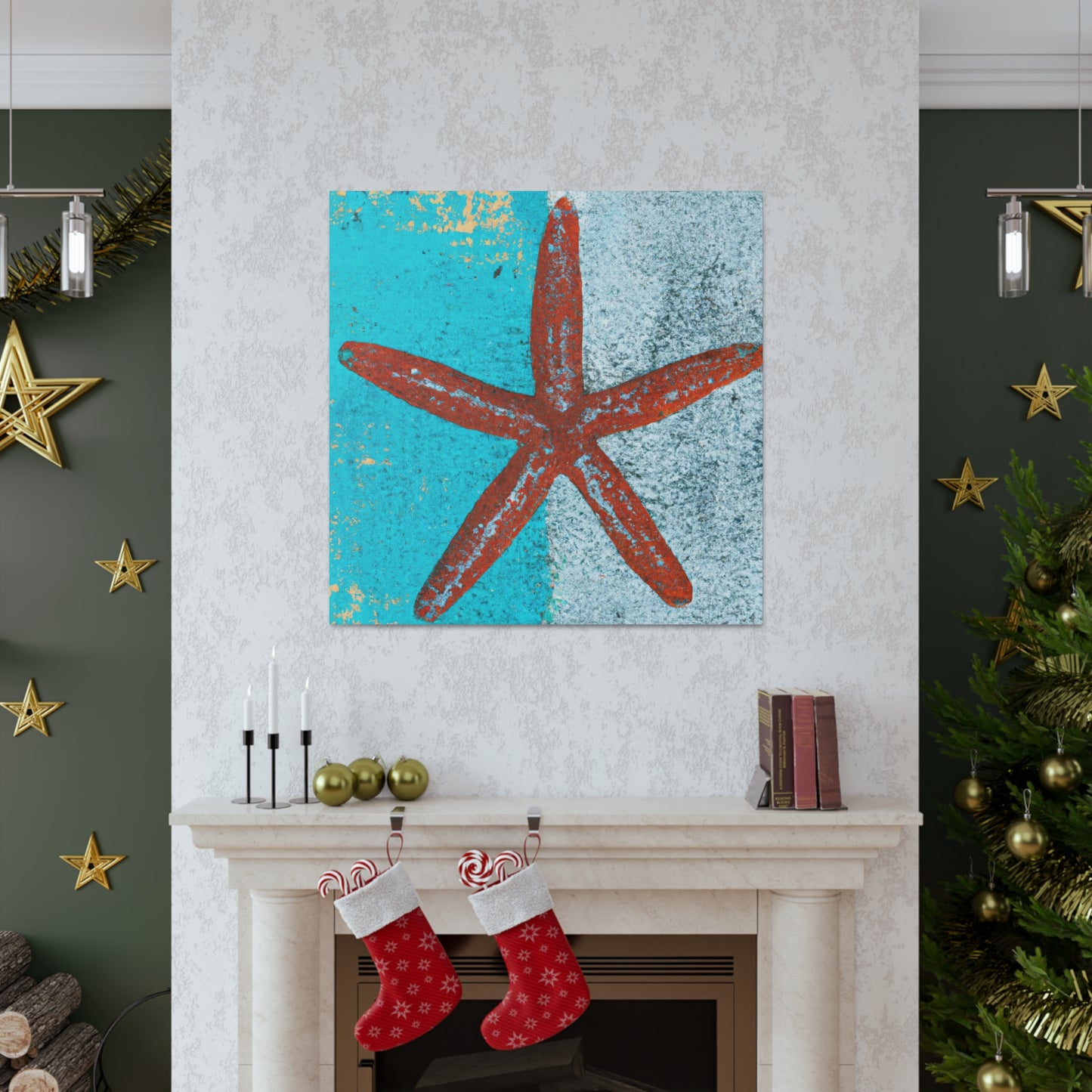 "Starfish on the Beach" - Canvas