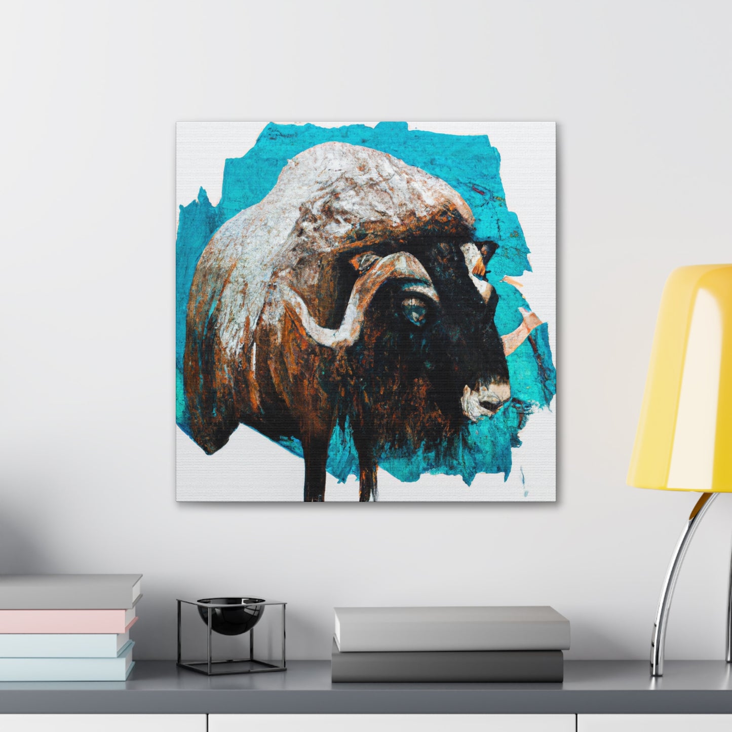 Musk Ox Surrealism - Canvas