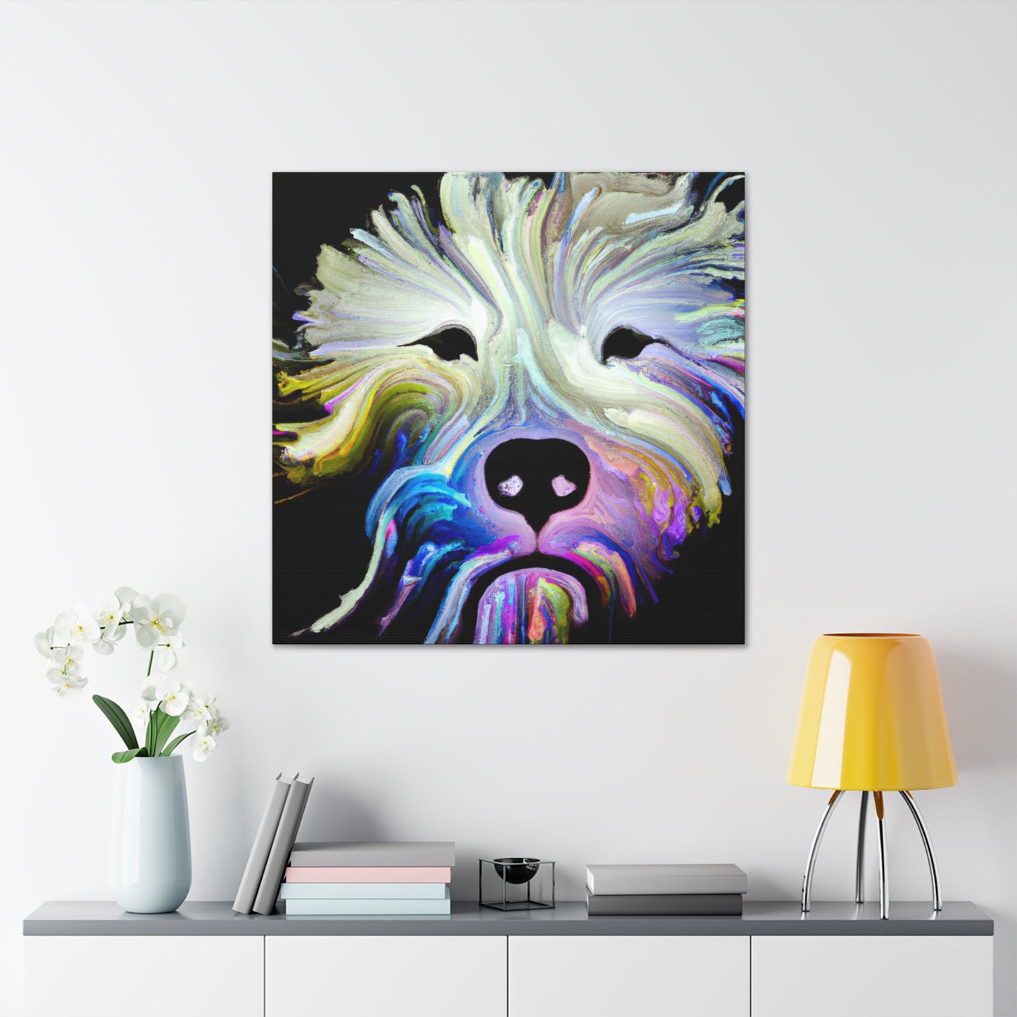 "Proud Pyrenees Portrait" - Canvas