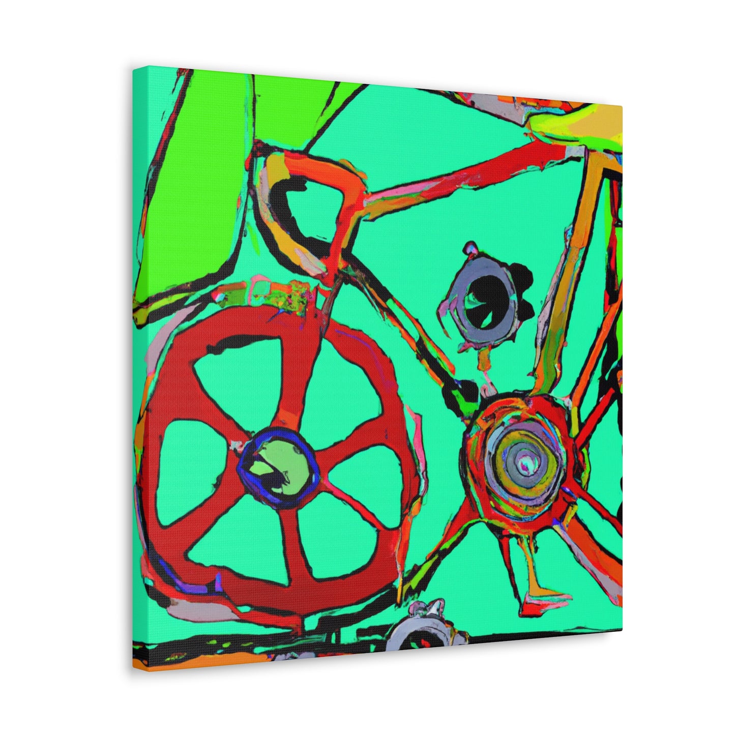 "Bicycle of Movement" - Canvas