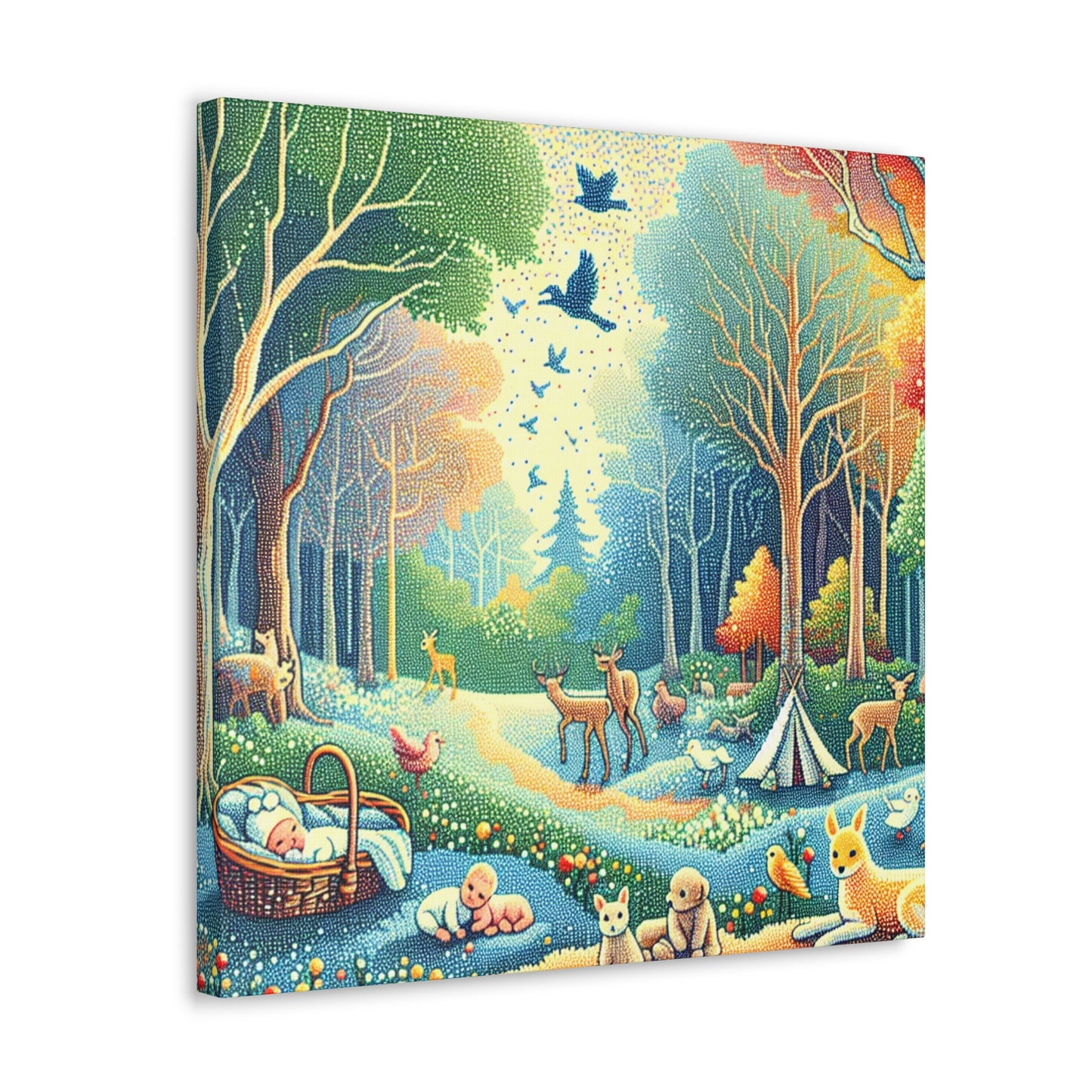 Whispering Woodland Serenity - Canvas