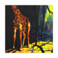 Giraffe on the Wall - Canvas