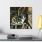 "Barn Cat Contentment" - Canvas