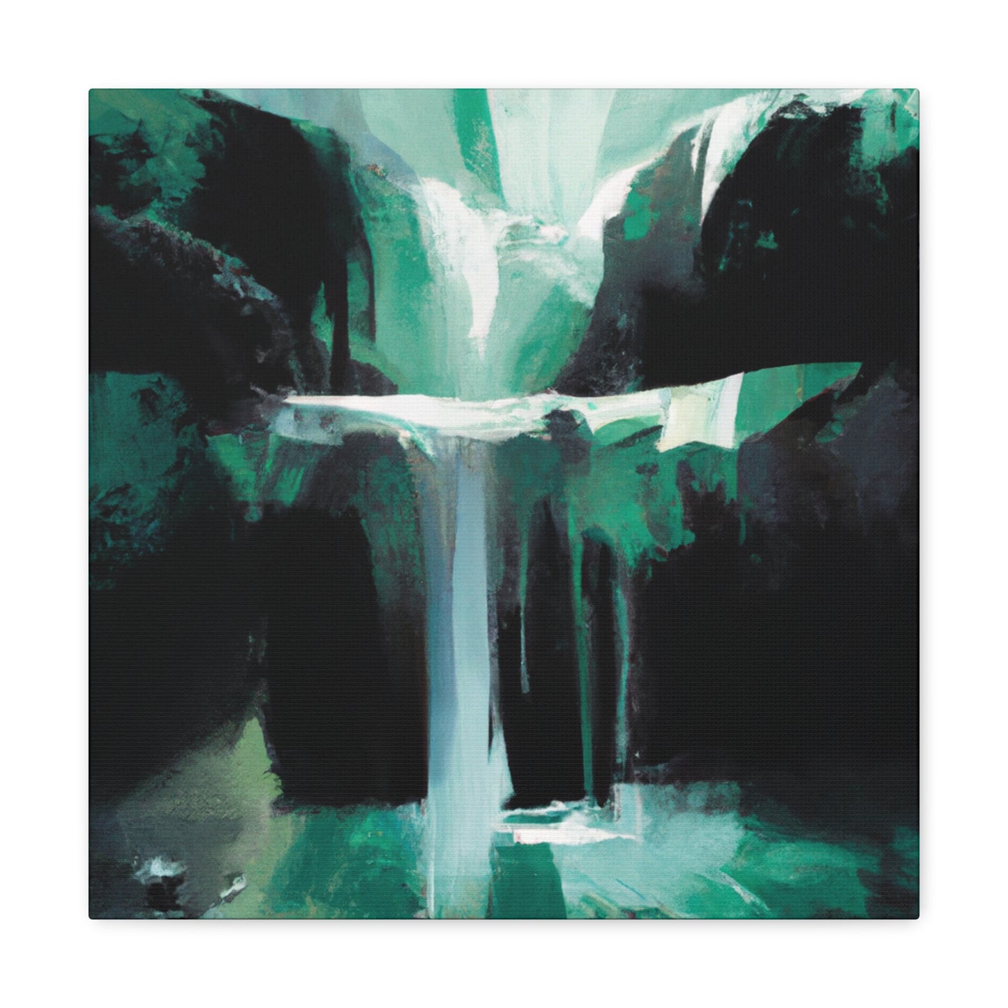 "Rushing Waterfall Beauty" - Canvas