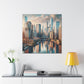 Cityscape Symphony in Concrete - Canvas