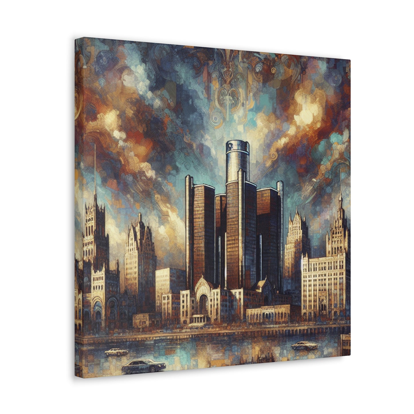 "City on Fire" - Canvas