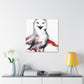 Snowy Owl Abstraction - Canvas