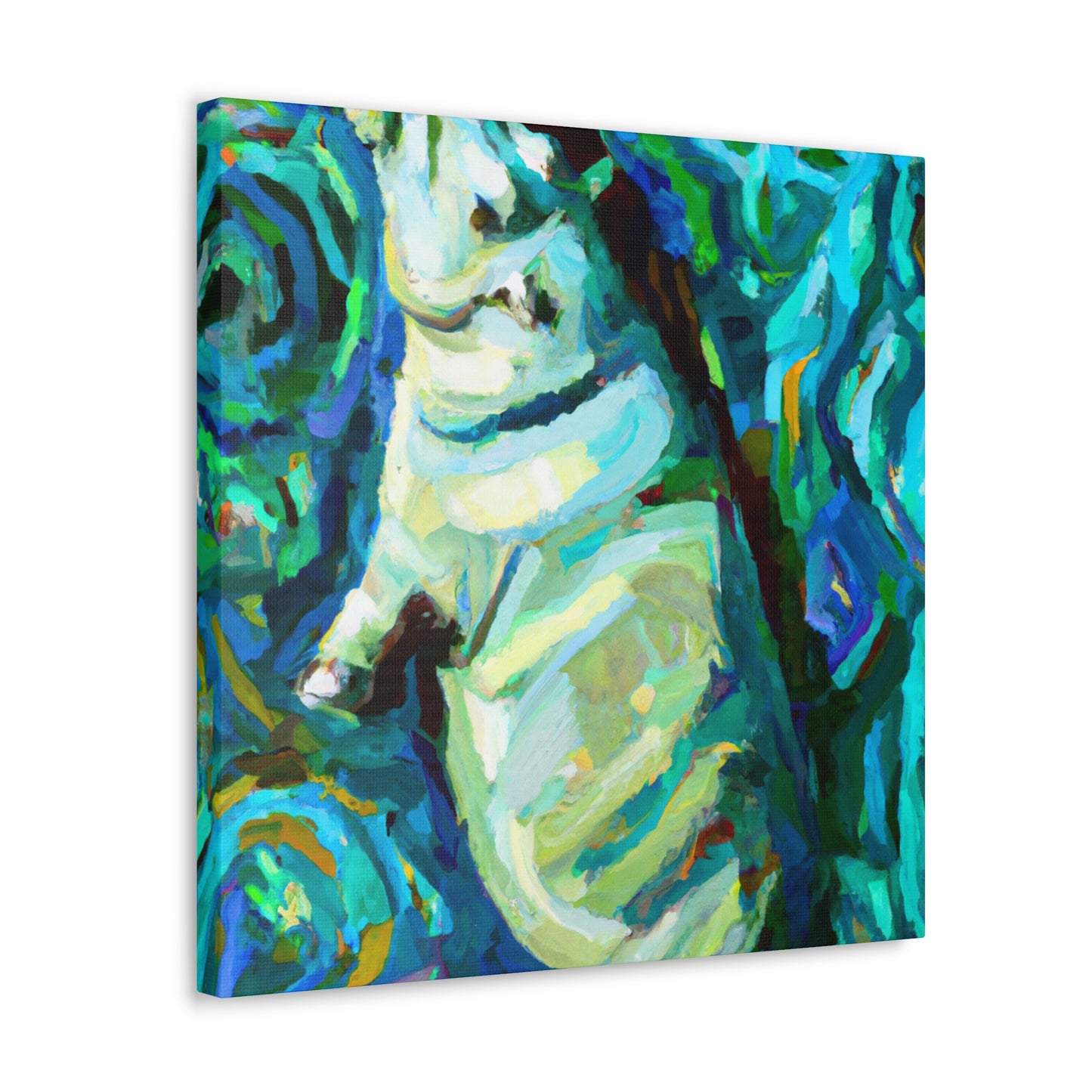 'Manatee in Abstract' - Canvas