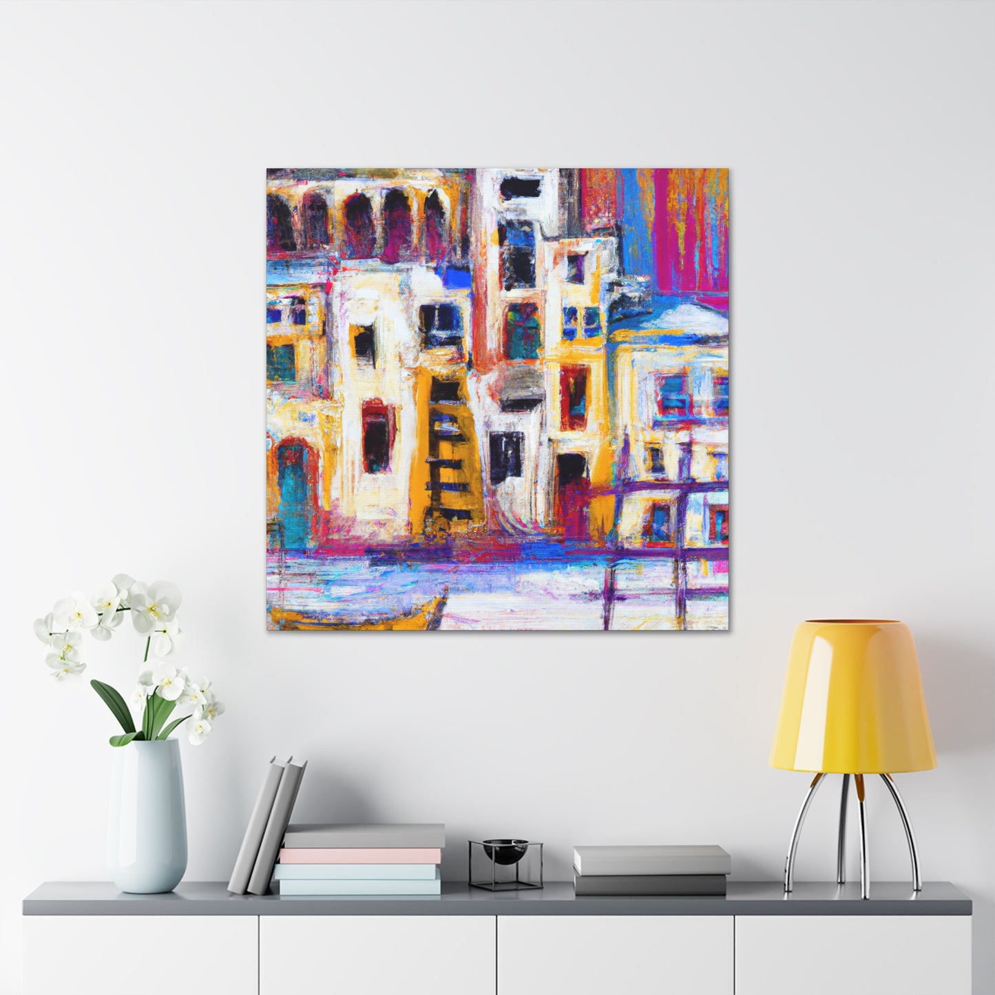 "Mediterranean Abstraction Views" - Canvas