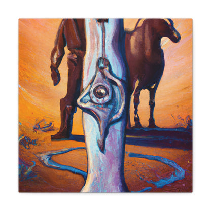 The Hitching Post Vignette - Canvas