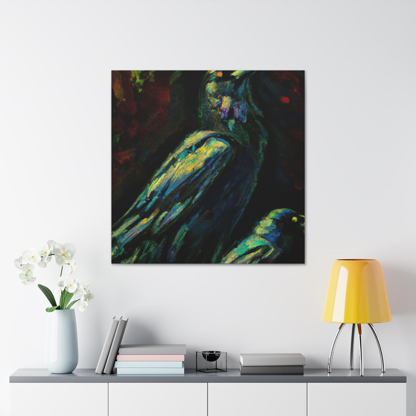 "American Crows in Color" - Canvas