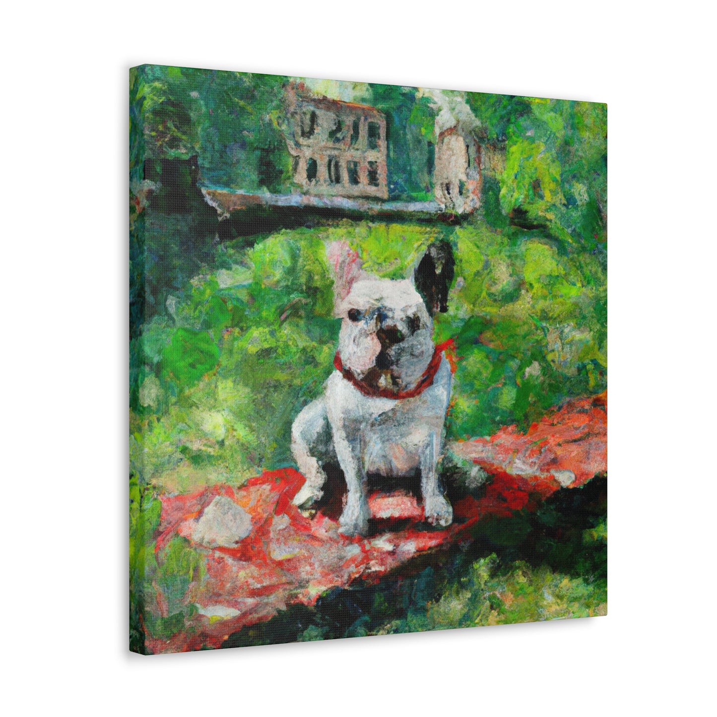 "The French Bulldog Portrait" - Canvas