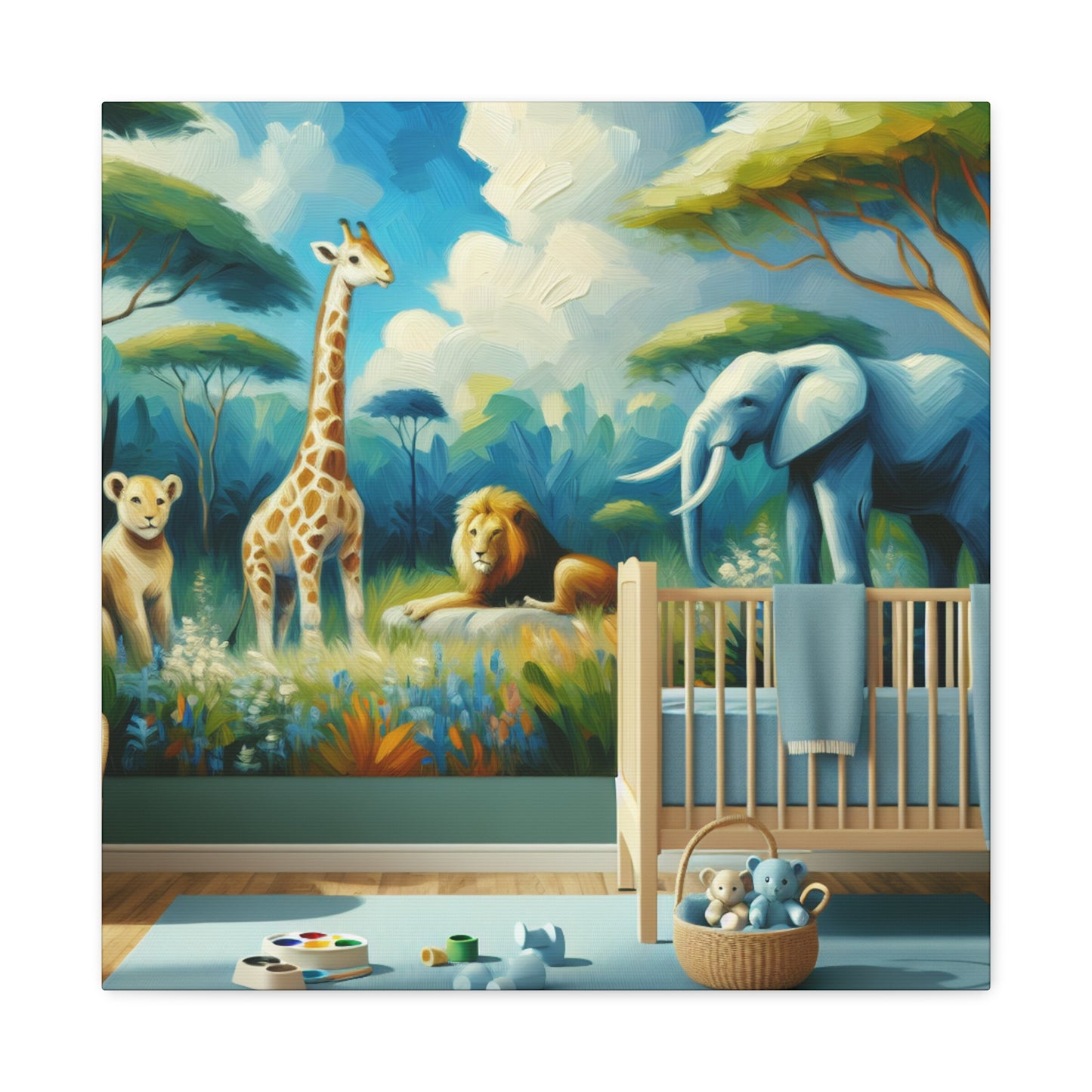 Wild Serengeti Symphony - Canvas