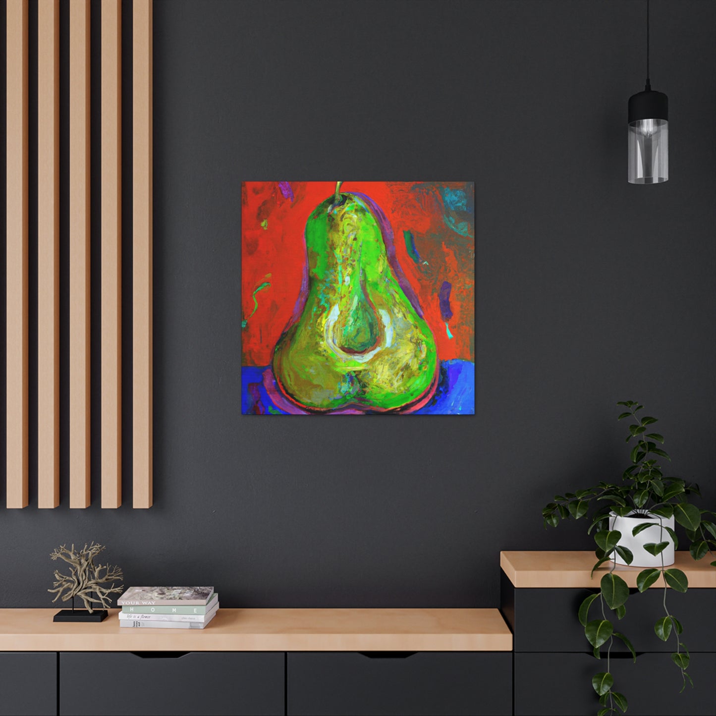 "Pears in Fauvism" - Canvas