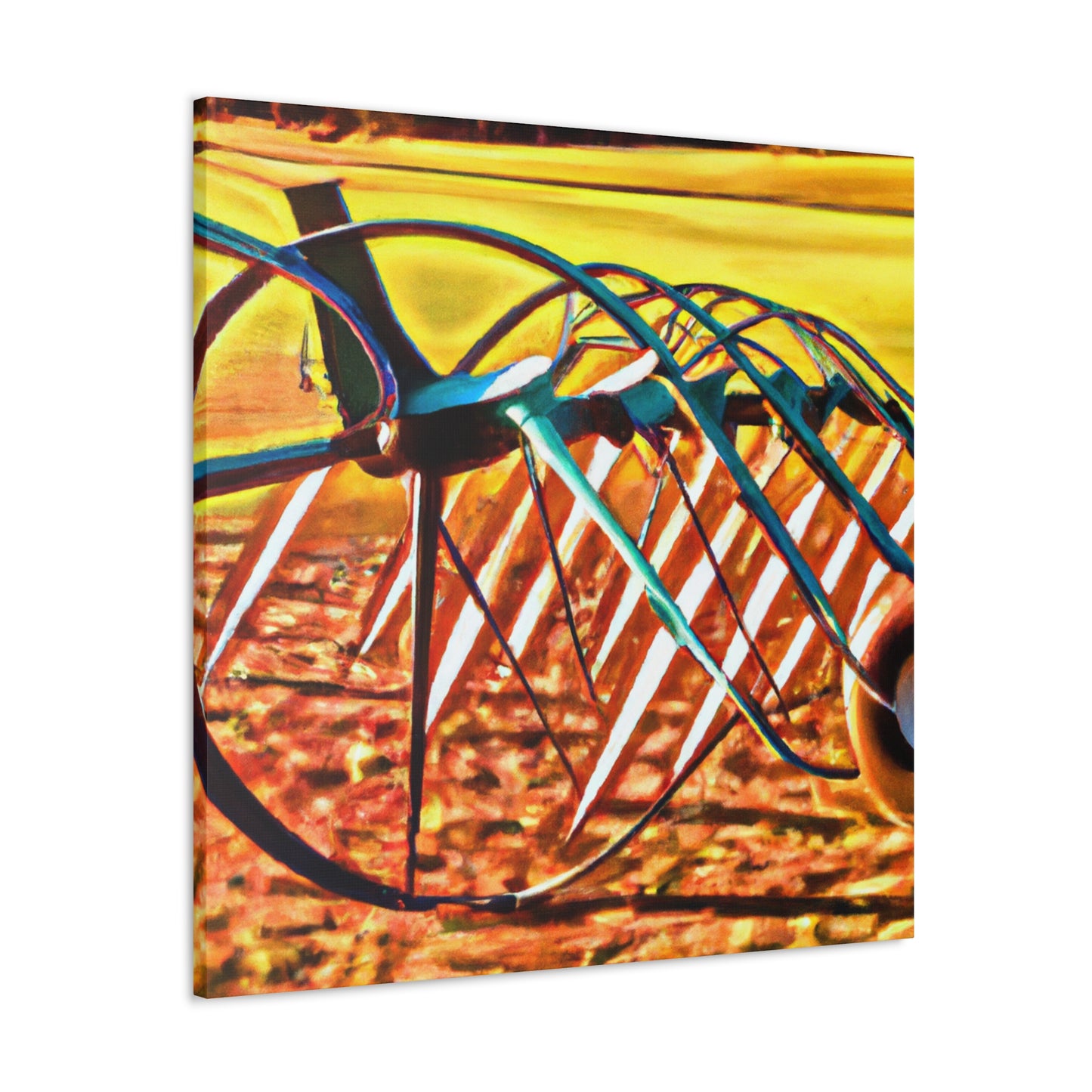 "Movement of Disc Harrow" - Canvas