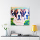 St. Bernard's Surreal Dream - Canvas