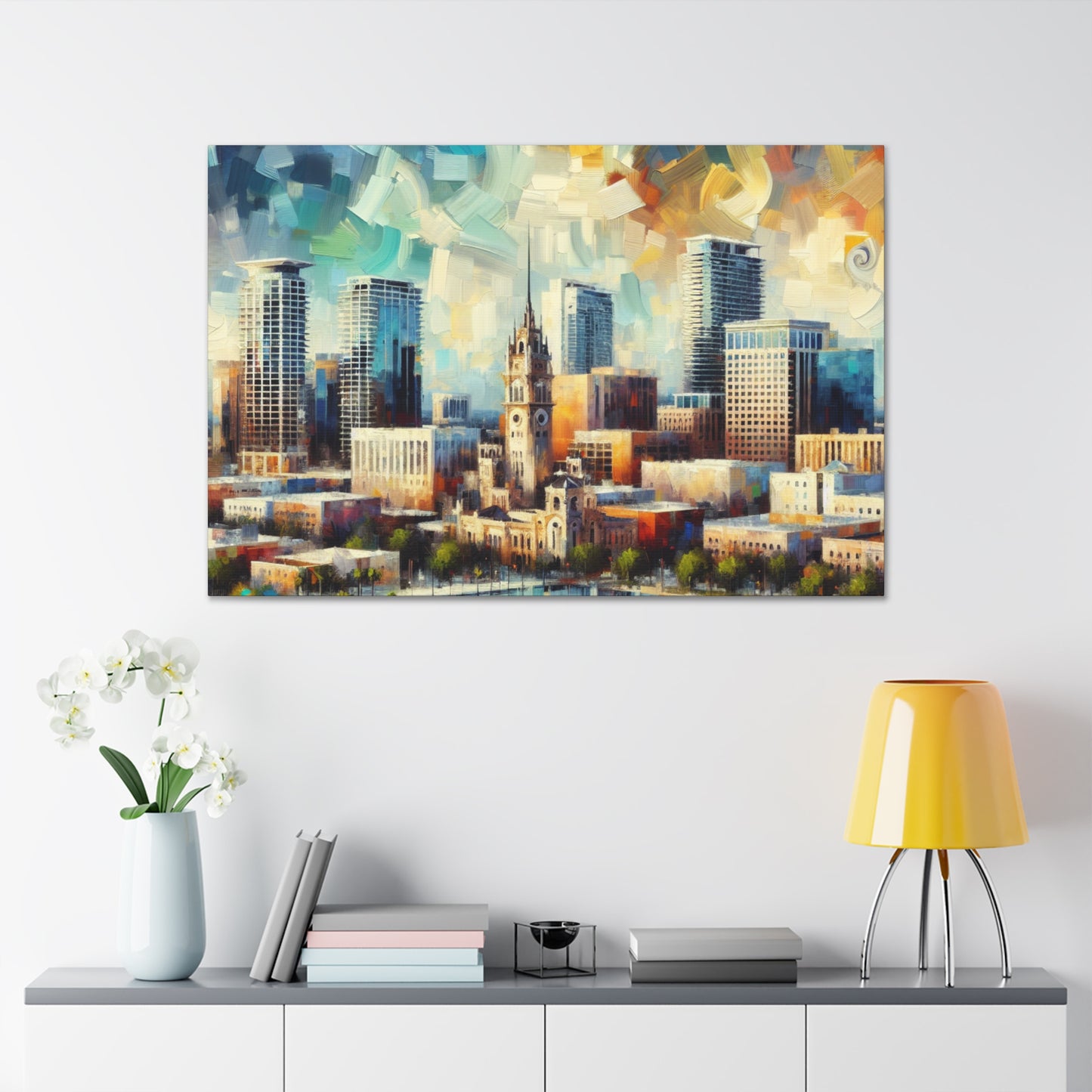 "Flamboyant Sunshine Spectrum" - Canvas