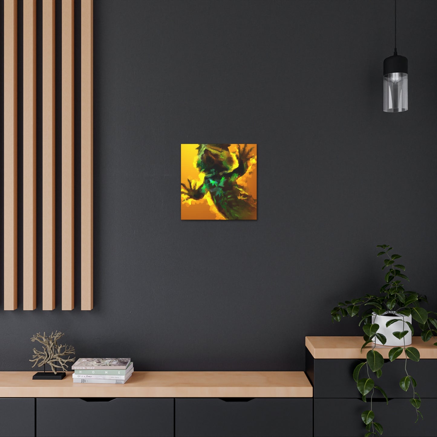 Frilled Lizard Majesty - Canvas