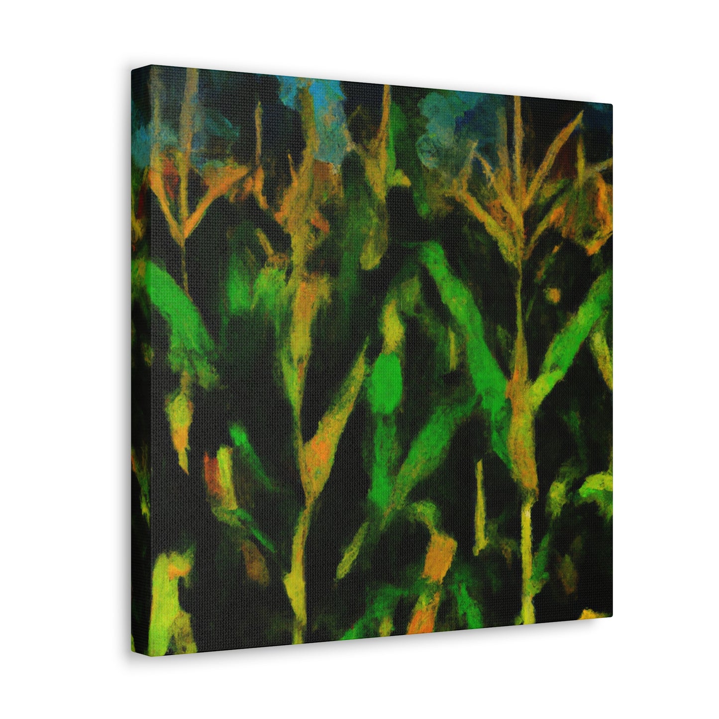 Cornfield Under Moonlight - Canvas