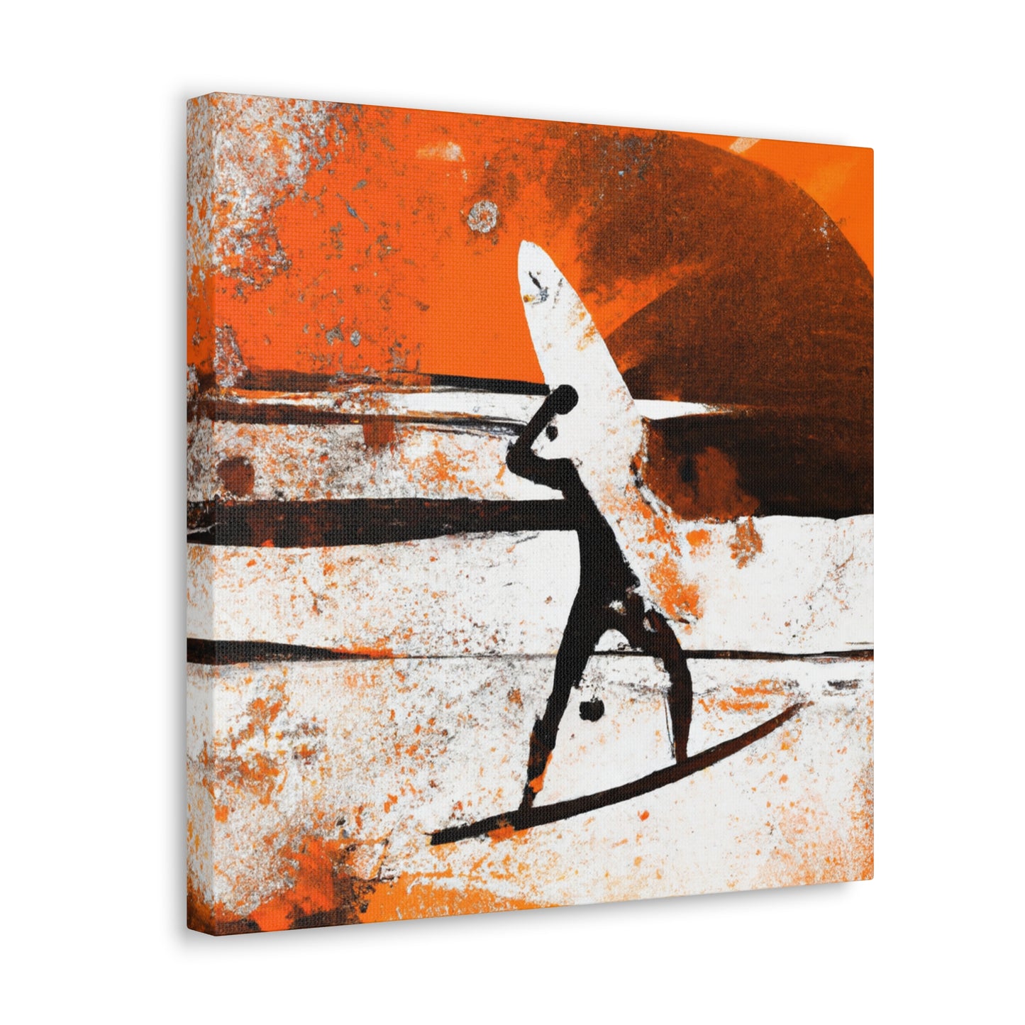 Surfing the Wave Crest - Canvas